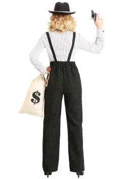 Fun Costumes Women's 1920s Gangster Lady Costume -FUN COSTUMES Store 1920s gangster lady costume alt 3