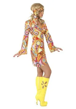 Smiffys 1960s Paisley Hippie Costume -FUN COSTUMES Store 1960s paisley hippie costume image3