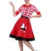 Fun Costumes Plus Size 50s Sock Hop Darling Women's Costume Dress 1 Fun Costumes Plus Size 50s Sock Hop Darling Women's Costume Dress -FUN COSTUMES Store 50s darling plus size womens costume