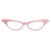 Elope 50s Pink Frame Glasses -FUN COSTUMES Store 50s pink frame glasses