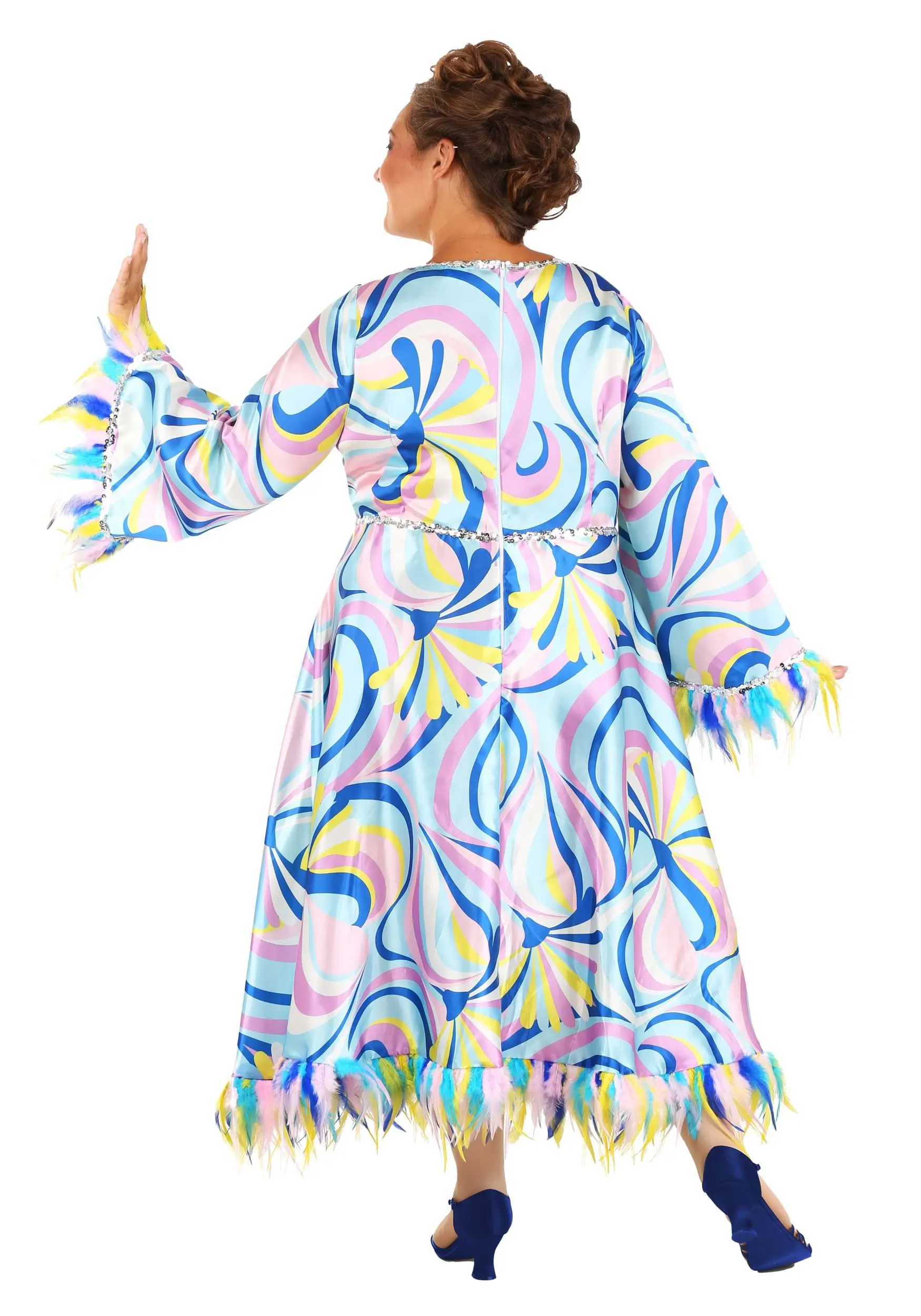 Fun Costumes Plus Size 60s Mama Costume 4 Fun Costumes Plus Size 60s Mama Costume - Image 2