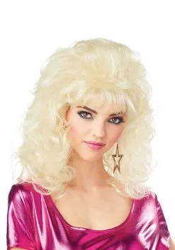 Seasons (HK) Ltd. 80's Big Hair Blonde Wig For Women