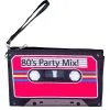 Funny Fashions '80s Cassette Party Mix Tape Wristlet -FUN COSTUMES Store 80s cassette tape wristlet