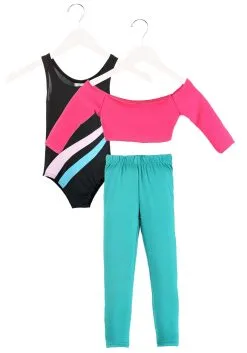 Fun Costumes Toddler 80's Workout Girl Costume -FUN COSTUMES Store 80s workout girl alt 4