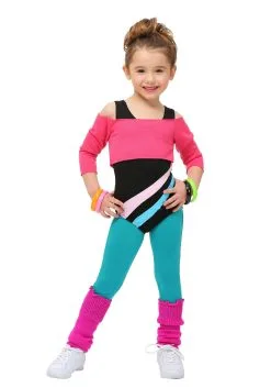 Fun Costumes Toddler 80's Workout Girl Costume