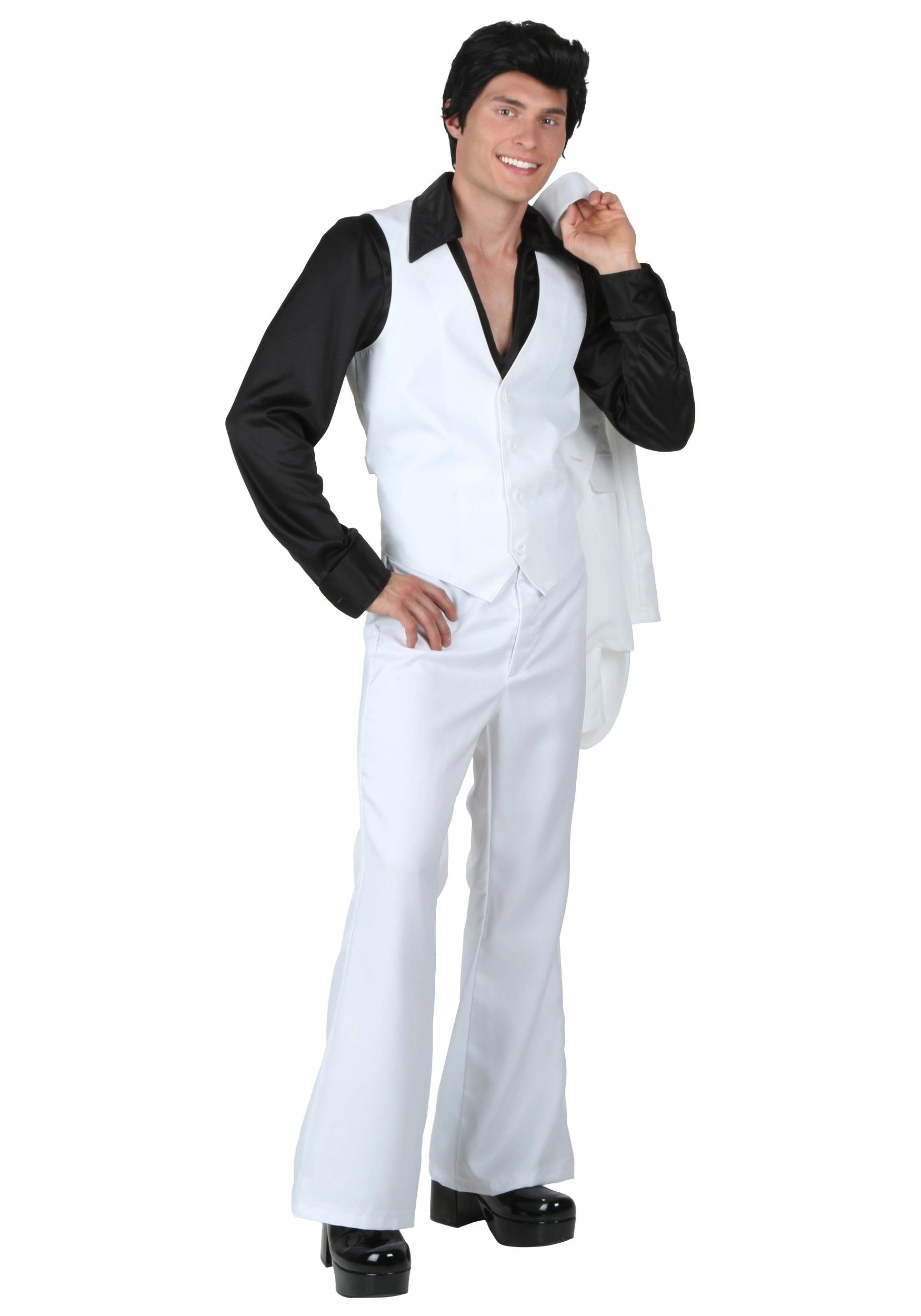 Fun Costumes Adult Deluxe Saturday Night Fever Costume 3 Fun Costumes Adult Deluxe Saturday Night Fever Costume - Image 2