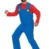 Disguise Adult Super Mario Classic Mario Costume -FUN COSTUMES Store adult super mario classic mario costume