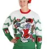 Bioworld Merchandising / Independent Sales Tom And Jerry Scenic Adult Ugly Christmas Sweater 1 Bioworld Merchandising / Independent Sales Tom And Jerry Scenic Adult Ugly Christmas Sweater -FUN COSTUMES Store adult tom and jerry scenic ugly christmas sweater