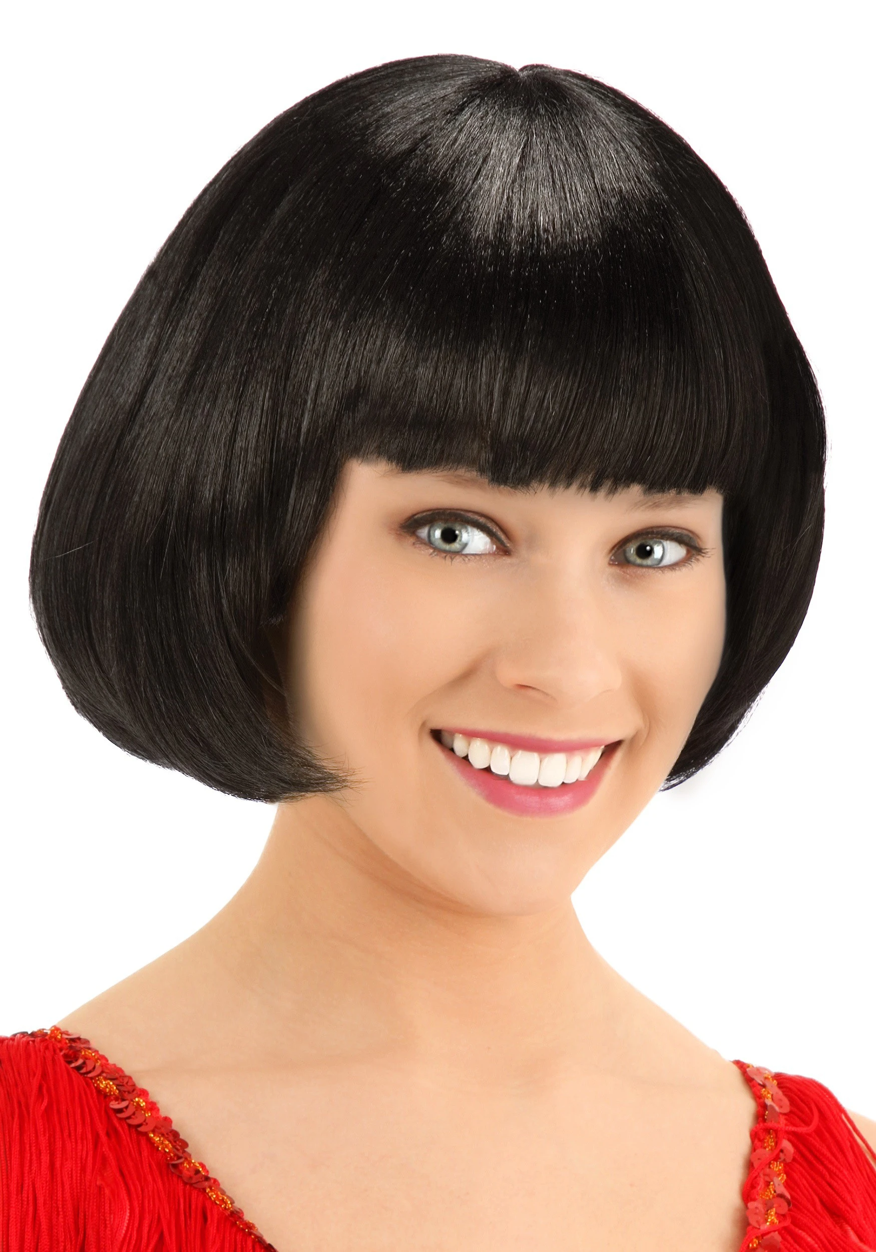 LF Products Pte. Ltd. Deluxe Black Flapper Wig 3 LF Products Pte. Ltd. Deluxe Black Flapper Wig
