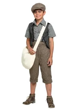 Fun Costumes 20s Newsie Costume For Kids