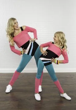 Fun Costumes 80's Workout Girl Costume For Kids 11 Fun Costumes 80's Workout Girl Costume For Kids -FUN COSTUMES Store child 80s workout girl costume 3