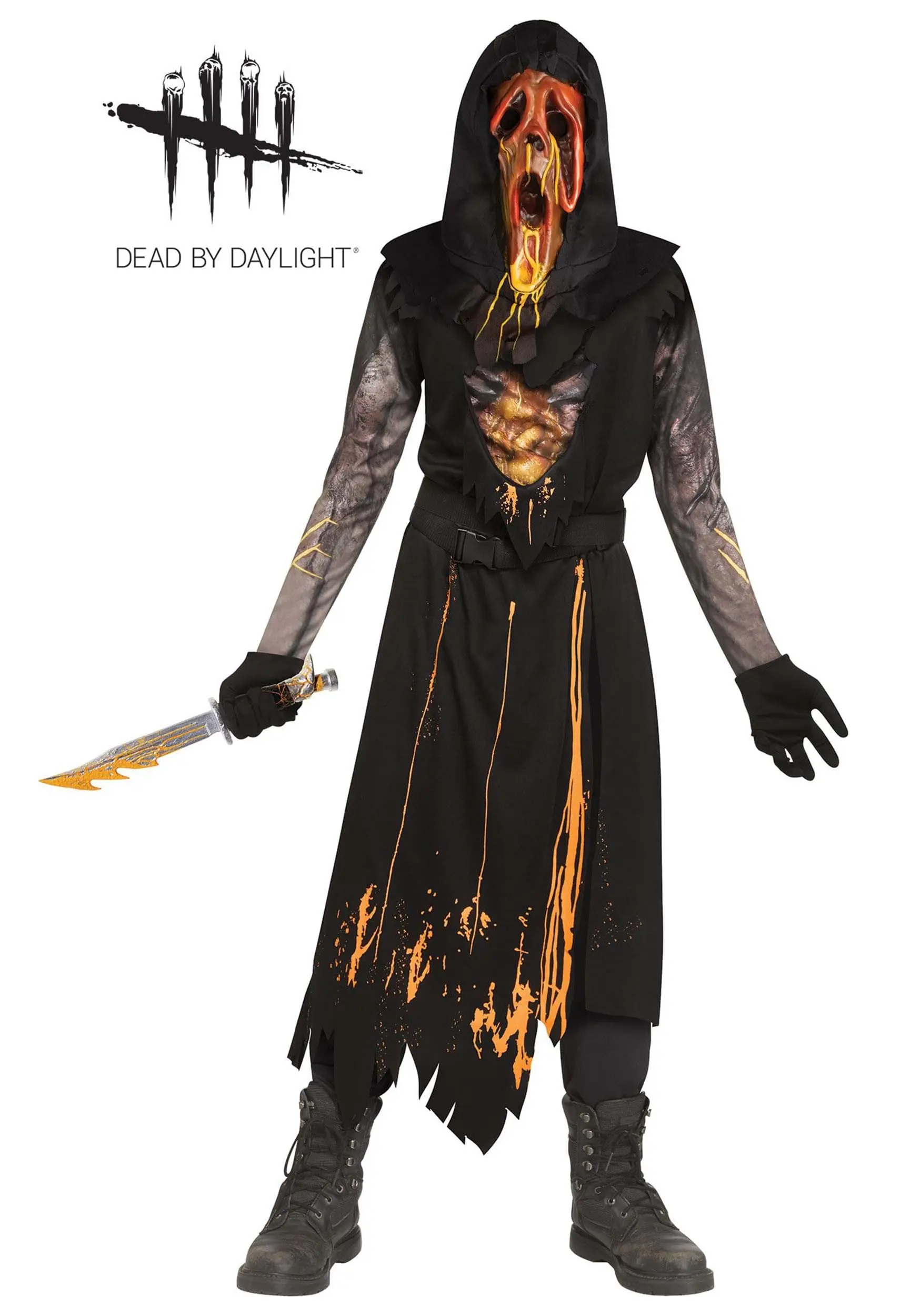 Fun World Dead By Daylight Scorched Ghost Face Costume For Kids 3 Fun World Dead By Daylight Scorched Ghost Face Costume For Kids