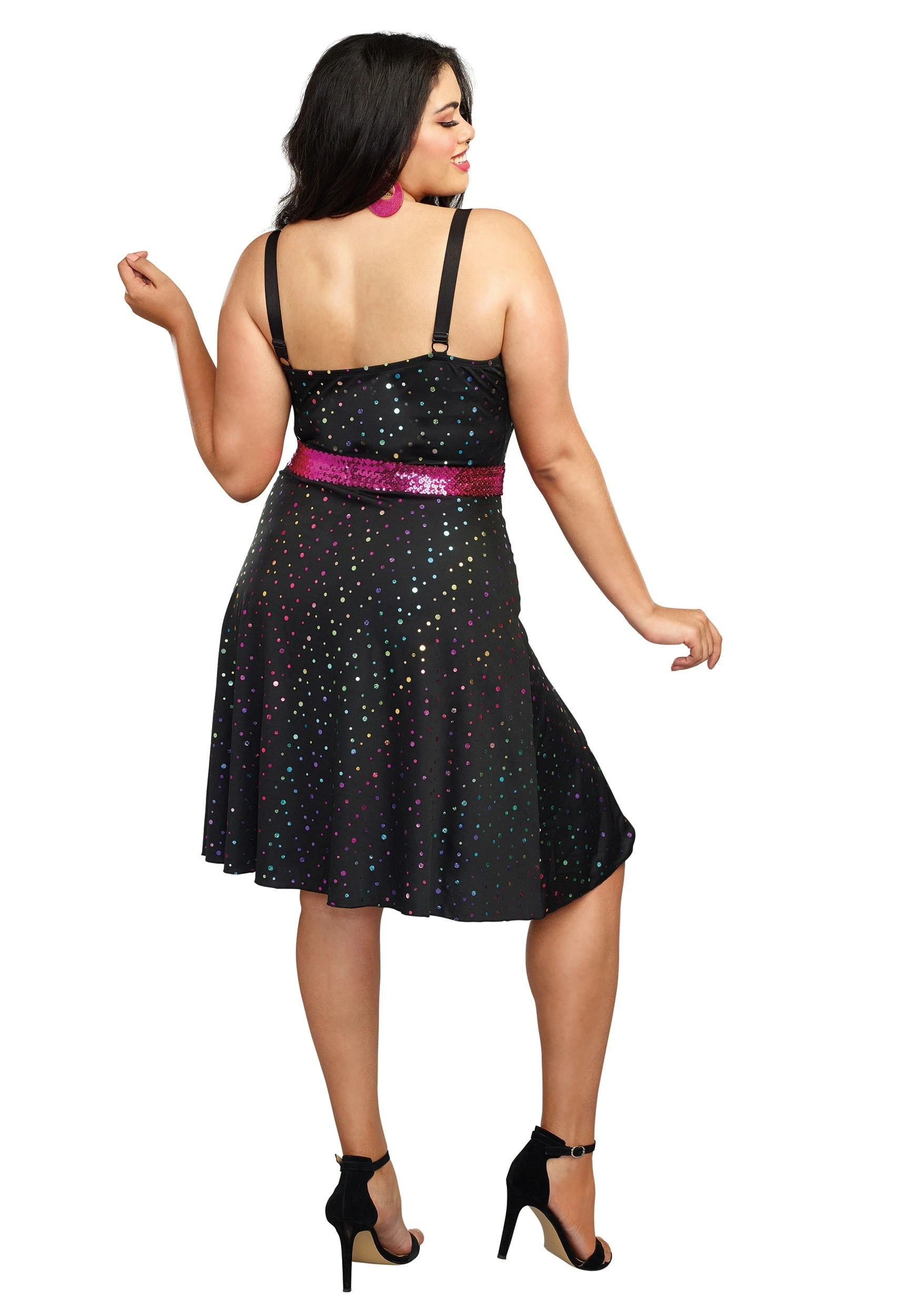 Dreamgirl Disco Diva Plus Size Women's Costume 4 Dreamgirl Disco Diva Plus Size Women's Costume - Image 2