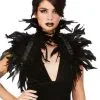 Smiffys Fever Feather Bolero 1 Smiffys Fever Feather Bolero -FUN COSTUMES Store fever feather bolero