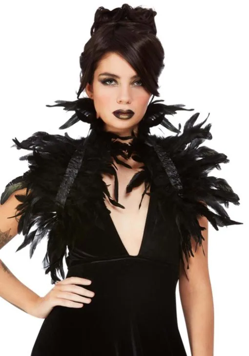 Smiffys Fever Feather Bolero -FUN COSTUMES Store fever feather bolero