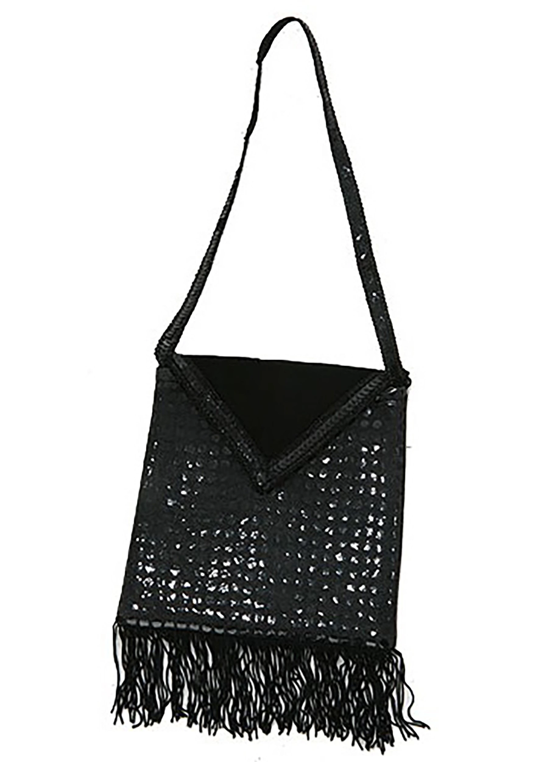 Fun Costumes Flapper Black Sequined Purse 3 Fun Costumes Flapper Black Sequined Purse
