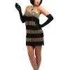 Fun Costumes Fringed Gold Flapper Costume 1 Fun Costumes Fringed Gold Flapper Costume -FUN COSTUMES Store fringed gold flapper costume update main