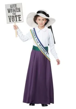 California Costume Collection Girls American Suffragette 1920's Costume
