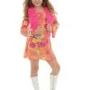 Underwraps Girl's Flower Power 70s Costume -FUN COSTUMES Store girls flower power 70s costume