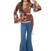Costume Culture By Franco LLC Girl's Peace Out Hippie Costume -FUN COSTUMES Store girls peace out hippie costume