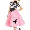 Fun World Girl's Poodle Skirt Dress Costume -FUN COSTUMES Store girls poodle skirt dress