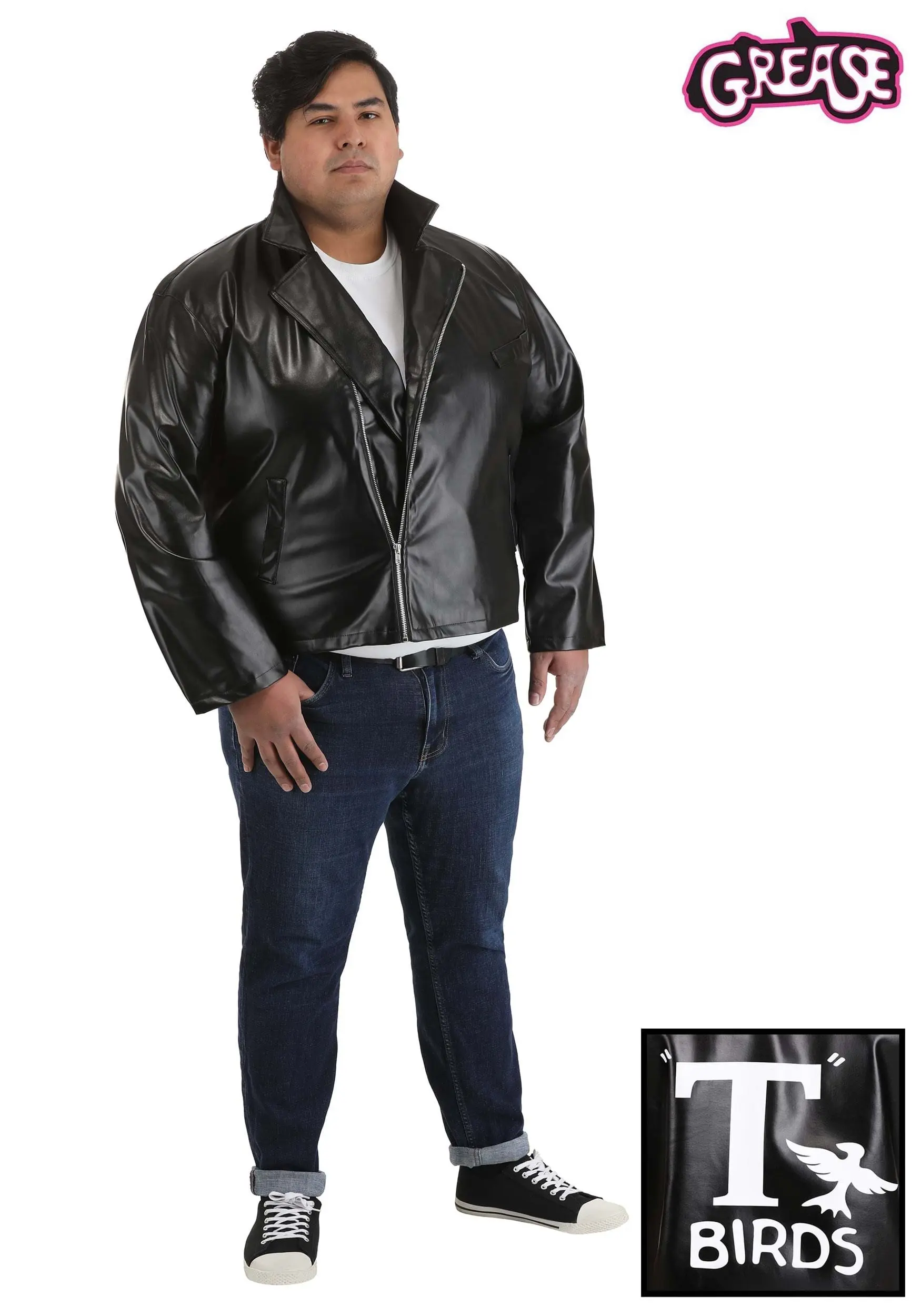 Fun Costumes Grease T-Birds Plus Size Jacket Costume 3 Fun Costumes Grease T-Birds Plus Size Jacket Costume