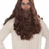 Forum Novelties, Inc Guru-vy Long Hair Wig And Beard For Men 2 Forum Novelties, Inc Guru-vy Long Hair Wig And Beard For Men -FUN COSTUMES Store guru vy long hair wig and beard