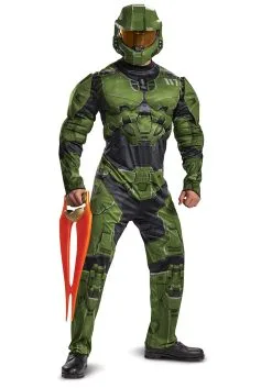 Disguise Adult Halo Infinite Master Chief Costume 7 Disguise Adult Halo Infinite Master Chief Costume -FUN COSTUMES Store halo infinite master chief adult costume alt 1