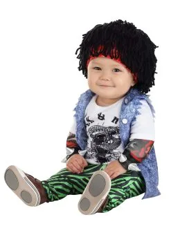 Fun Costumes 80s Rocker Costume For Infants -FUN COSTUMES Store infant 80s rocker costume alt 2