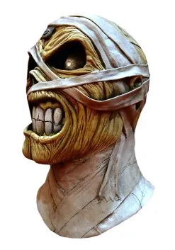 TRICK OR TREAT STUDIOS Iron Maiden Eddie - Powerslave Mummy Mask -FUN COSTUMES Store iron maiden powerslave mummy mask alt 2