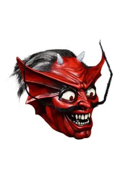 TRICK OR TREAT STUDIOS Iron Maiden Number Of The Beast Devil Mask -FUN COSTUMES Store iron maiden the beast mask alt 2