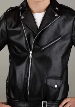 Seasons (HK) Ltd. Kid's Boys Grease Jacket -FUN COSTUMES Store kids grease jacket alt 2