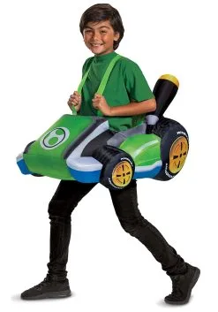 Disguise Inflatable Yoshi Kart Costume For Kids