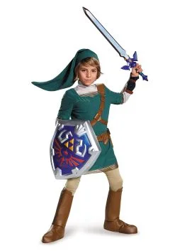 Disguise Kid's Prestige Link Costume -FUN COSTUMES Store kids link prestige costume alt 2