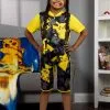 AME Sleepwear Pikachu Romper For Kids -FUN COSTUMES Store kids pikachu romper