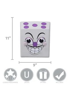 Elope King Dice Vacuform Mask 7 Elope King Dice Vacuform Mask -FUN COSTUMES Store king dice vacuform mask alt 2