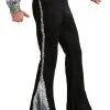 Fun Costumes Plus Size Silver Sequin Disco Pants For Men -FUN COSTUMES Store mens plus size silver sequin disco pants