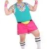 Fun Costumes Plus Size Work It Out 80s Costume For Men -FUN COSTUMES Store mens plus size work it out 80s costume main