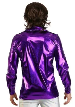 Fun Costumes Men's Shattered Glass Disco Shirt -FUN COSTUMES Store mens shattered glass disco shirt alt2