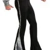 Fun Costumes Men's Silver Sequin Disco Pants -FUN COSTUMES Store mens silver sequin disco pants