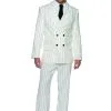 Smiffys Men's White Gangster Costume