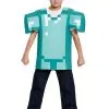 Disguise Kid's Minecraft Classic Armor Costume -FUN COSTUMES Store minecraft child armor classic costume dlc 1