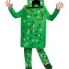 Disguise Minecraft Creeper Deluxe Kid's Costume -FUN COSTUMES Store minecraft creeper deluxe costume boys dlc