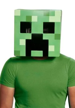 Disguise Adult Minecraft Creeper Mask