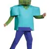 Disguise Minecraft Deluxe Zombie Costume For Kids -FUN COSTUMES Store minecraft deluxe kid zombie costume dlc update