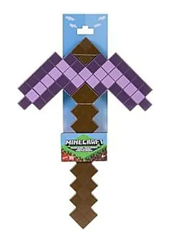 MATTEL Minecraft Enchanted Pickaxe Toy Accessory -FUN COSTUMES Store minecraft enchanted pickaxe alt 3