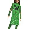 Disguise Minecraft Girl's Creeper Classic Costume -FUN COSTUMES Store minecraft girls creeper classic costume main1