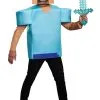 Disguise Minecraft Steve Adult Costume -FUN COSTUMES Store minecraft steve adult costume dlc