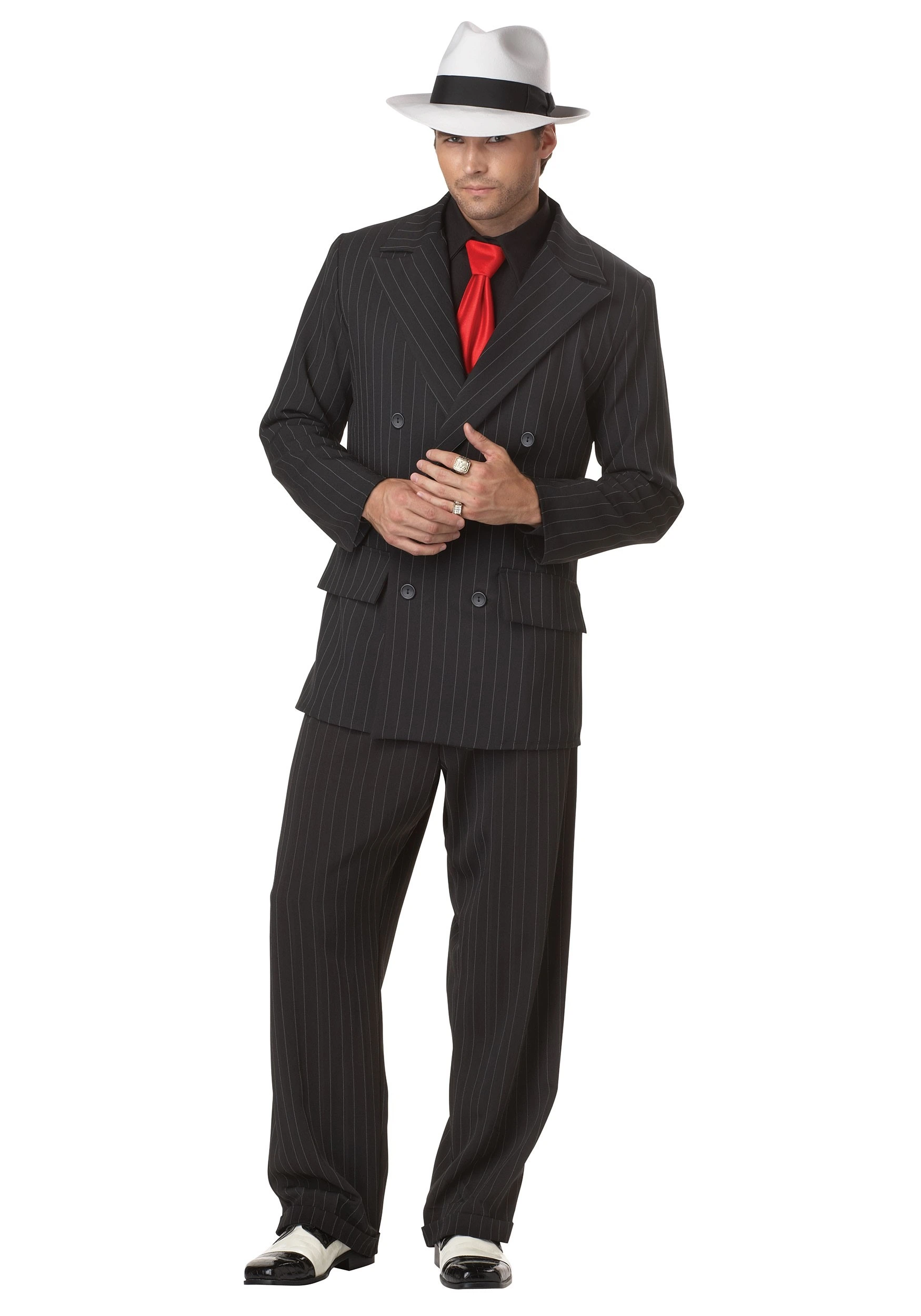 California Costume Collection Men's Mob Boss Costume 4 California Costume Collection Men's Mob Boss Costume - Image 2