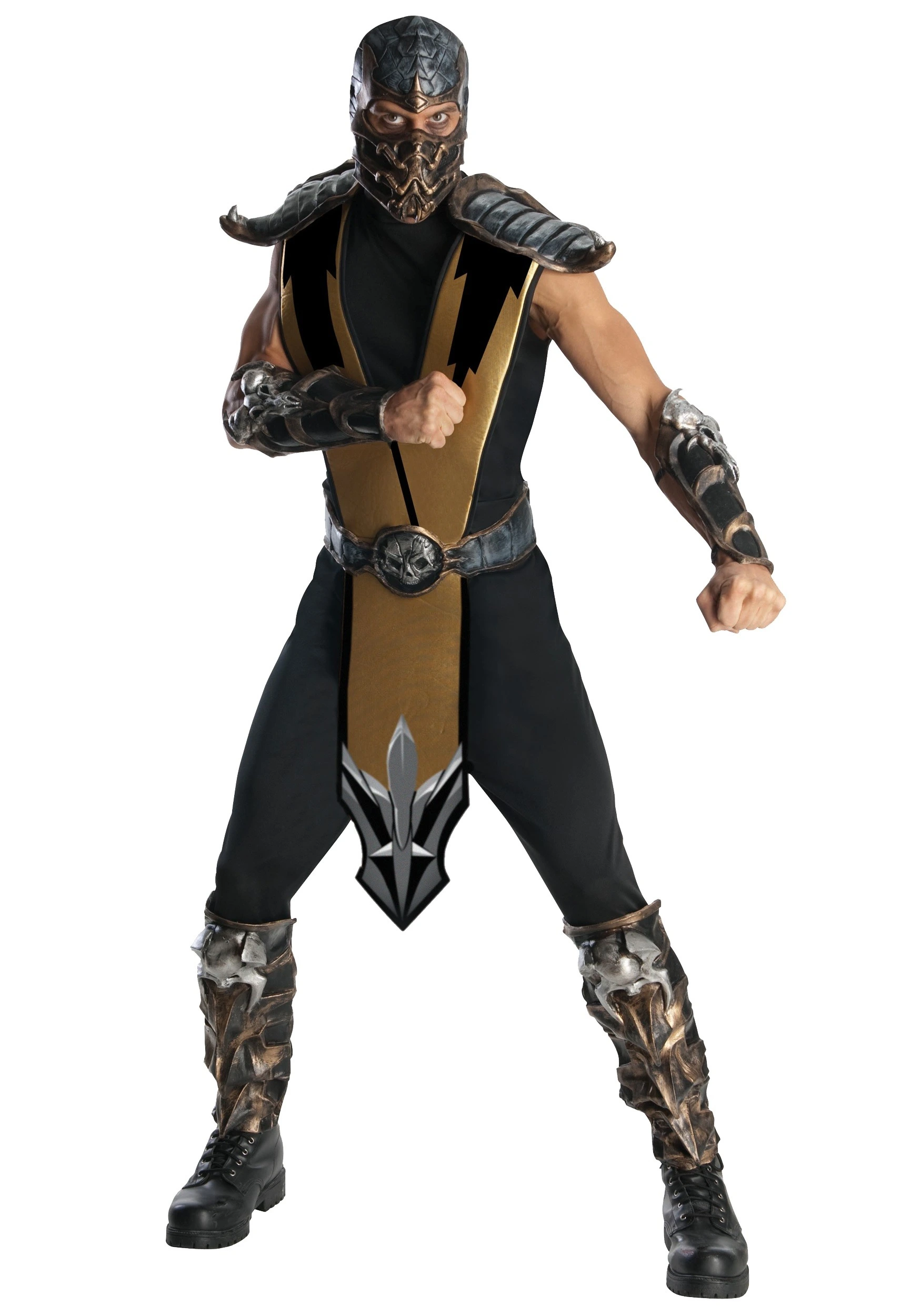 Rubies Costume Co. Inc Mortal Kombat Scorpion Costume 3 Rubies Costume Co. Inc Mortal Kombat Scorpion Costume